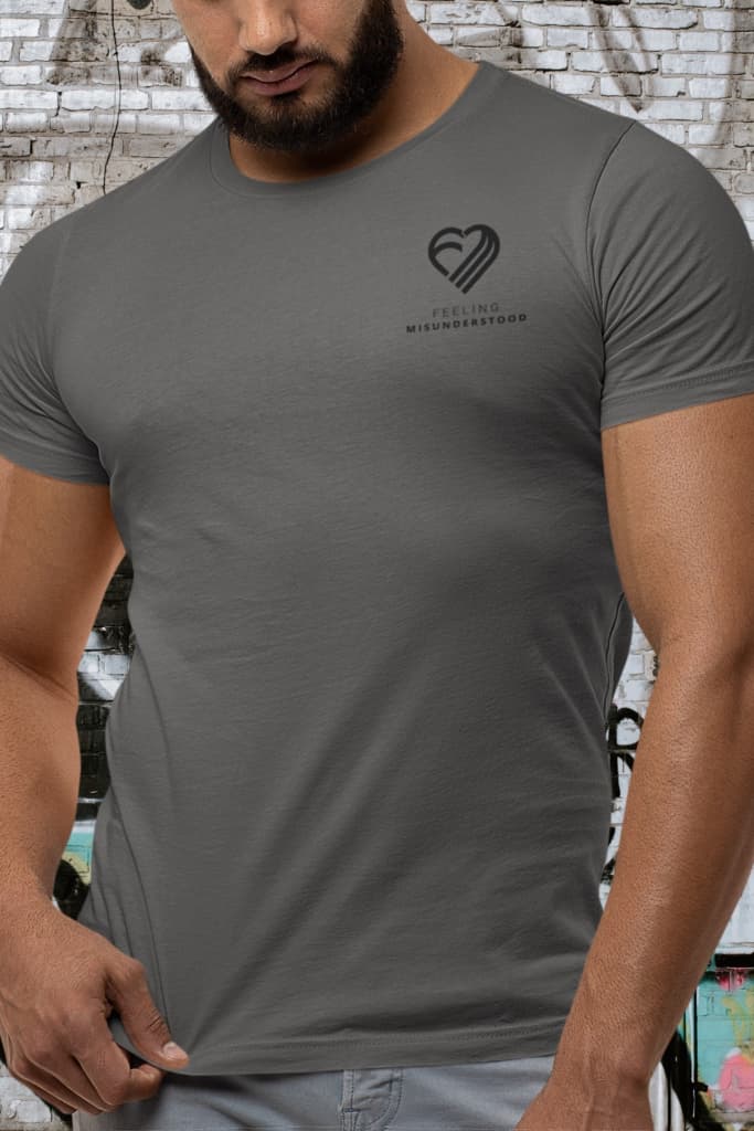 Men's Pocket Black Heart T-Shirt