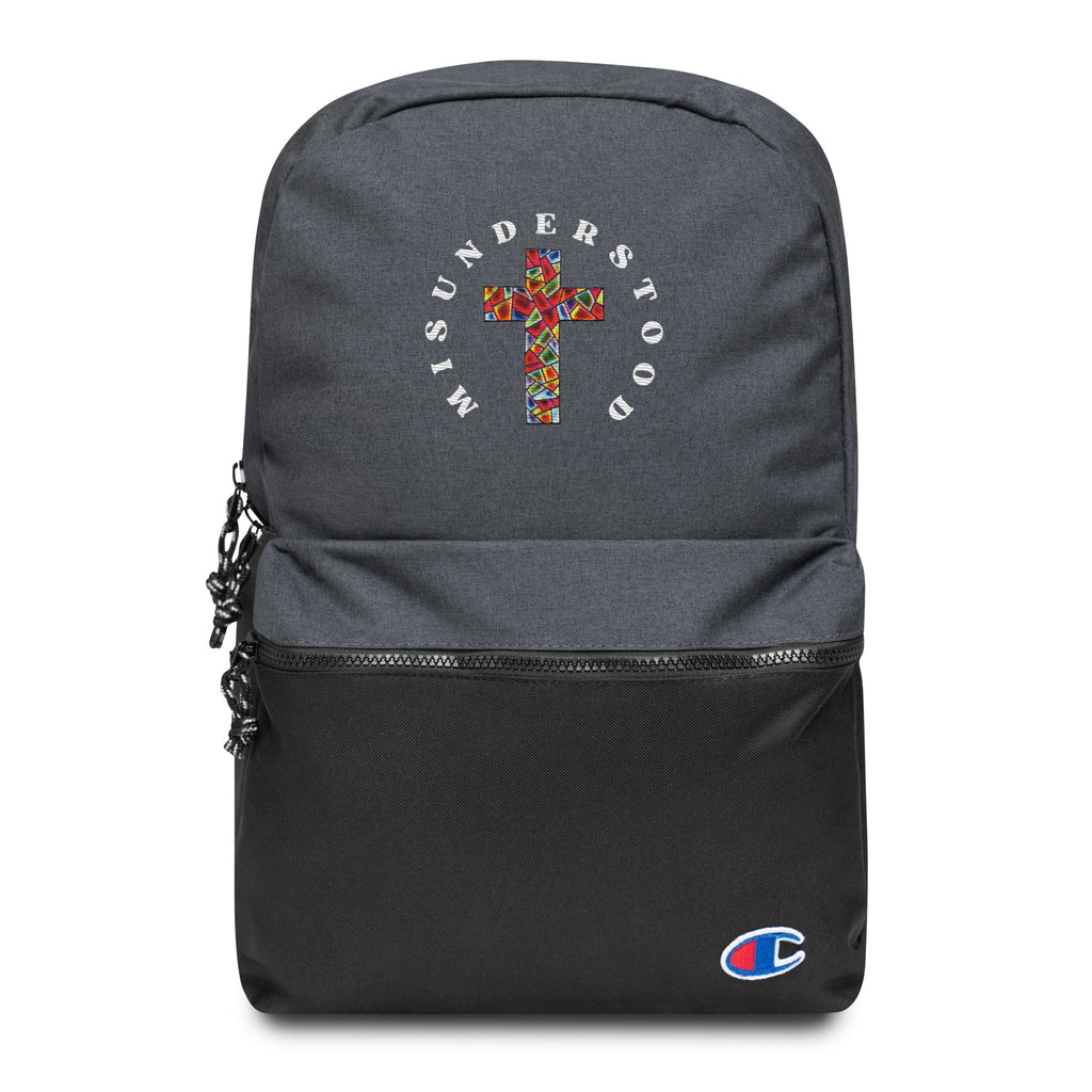 Embroidered Cross Champion Backpack