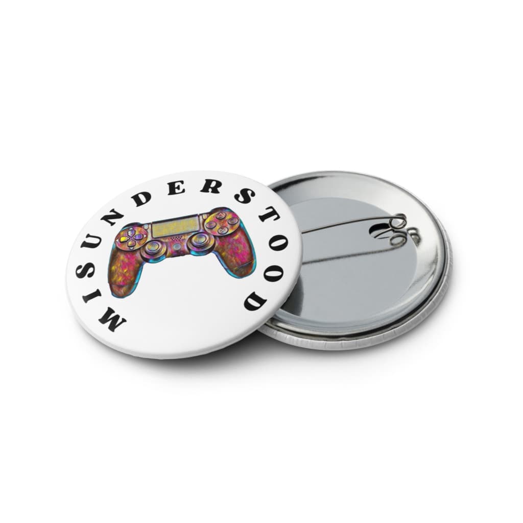 Gamers Pin Buttons - Set of (5)