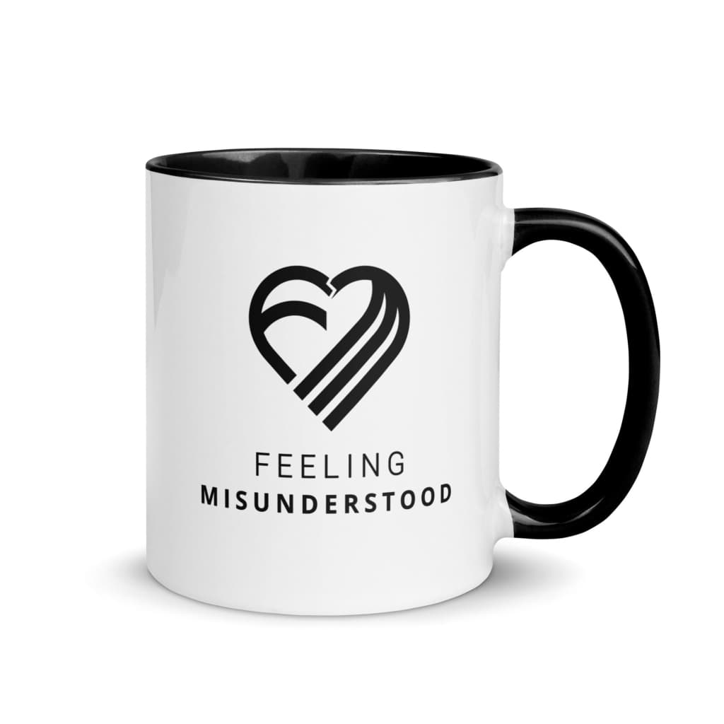 Black Heart Coffee Mug