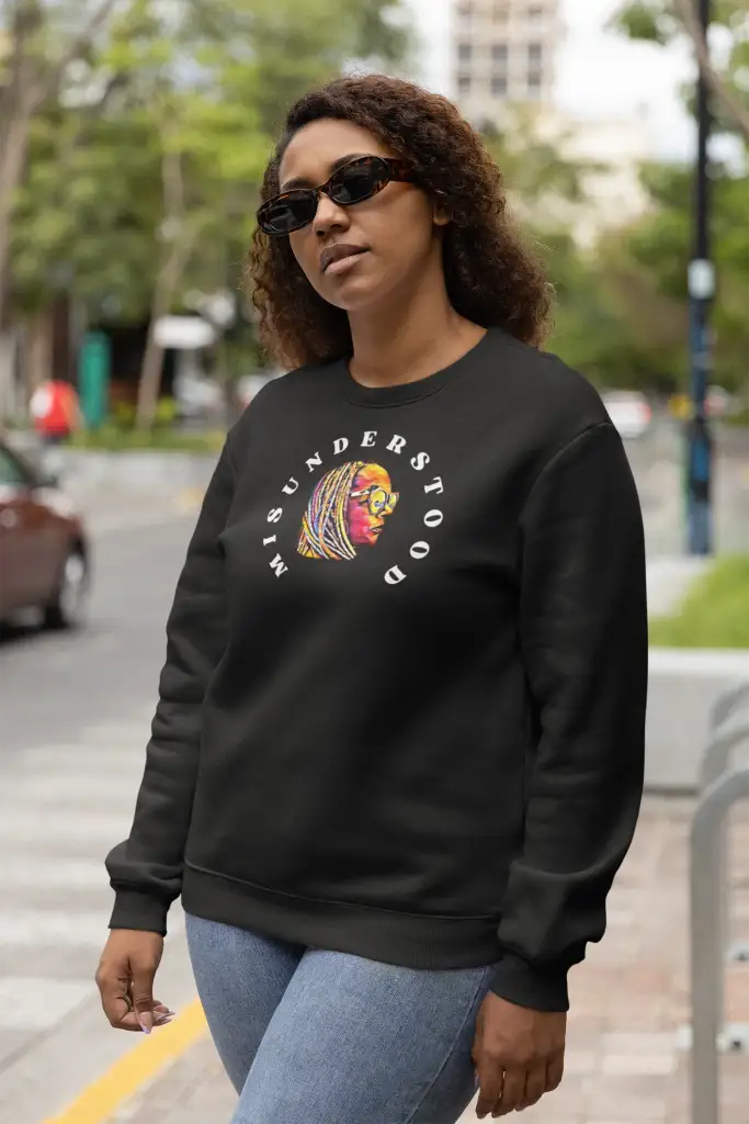 Women's Lady with Glasses Sweatshirt