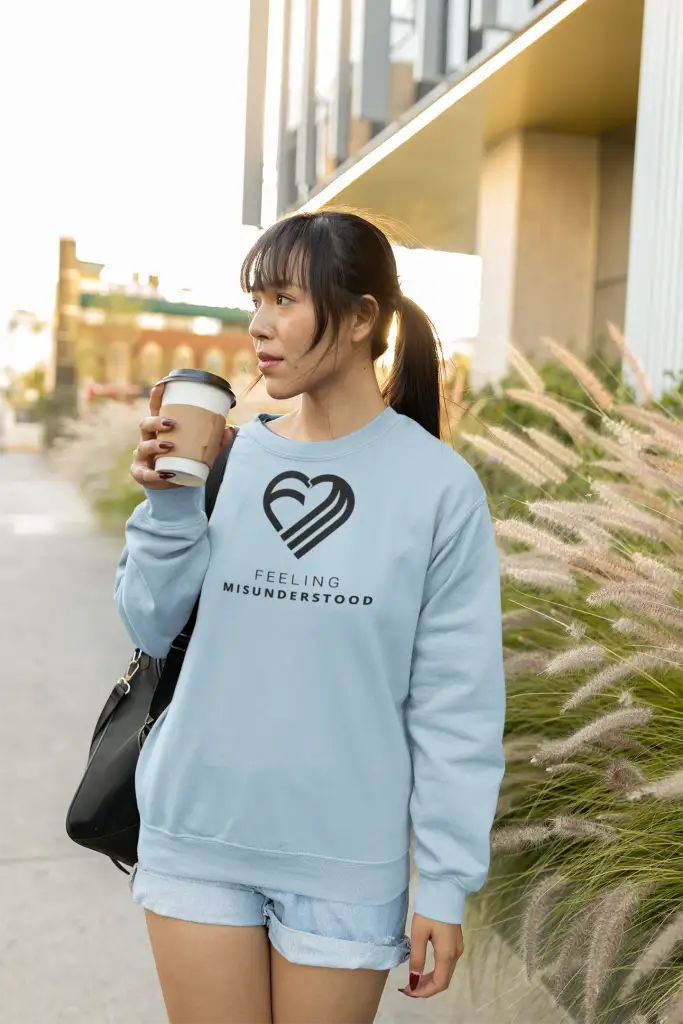 Women's Black Heart Sweatshirt