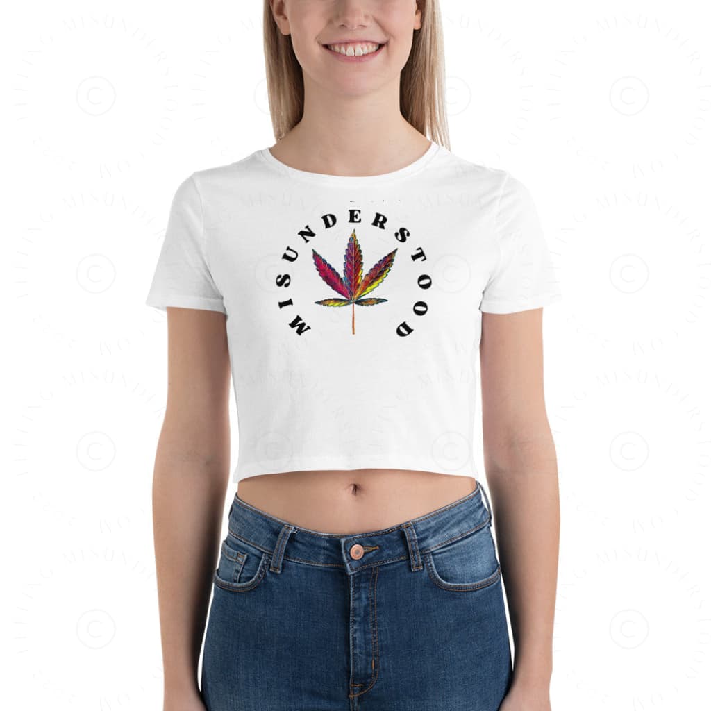 Women’s Cannabis Crop Tee