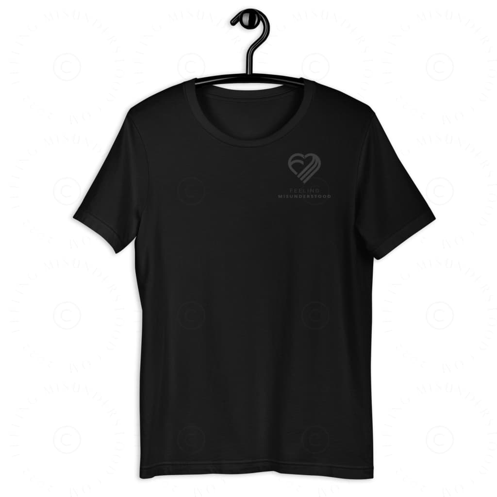 Women's Pocket Black Heart T-Shirt