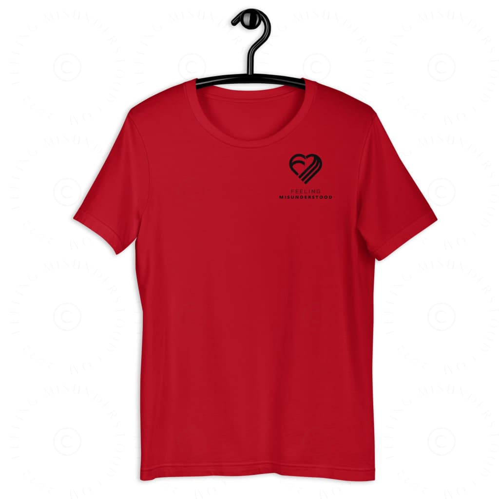 Women's Pocket Black Heart T-Shirt