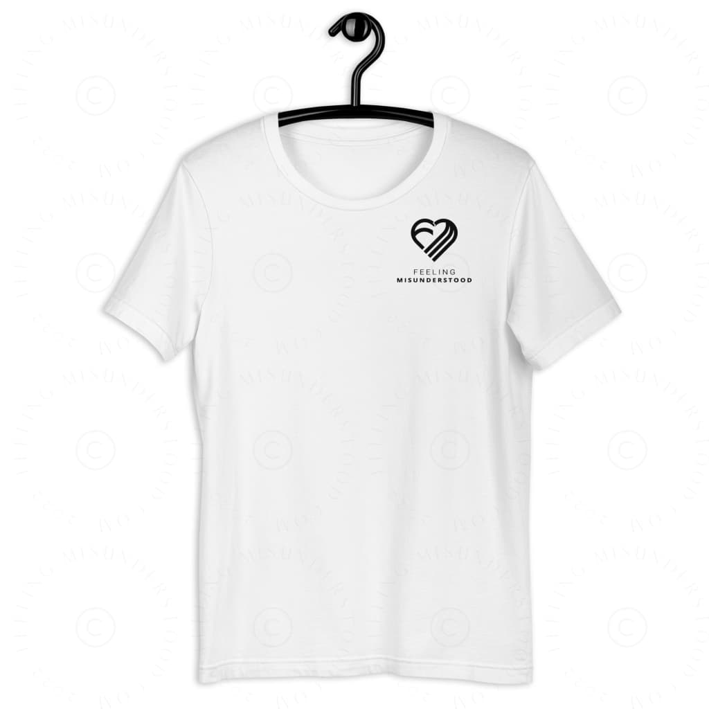 Women's Pocket Black Heart T-Shirt