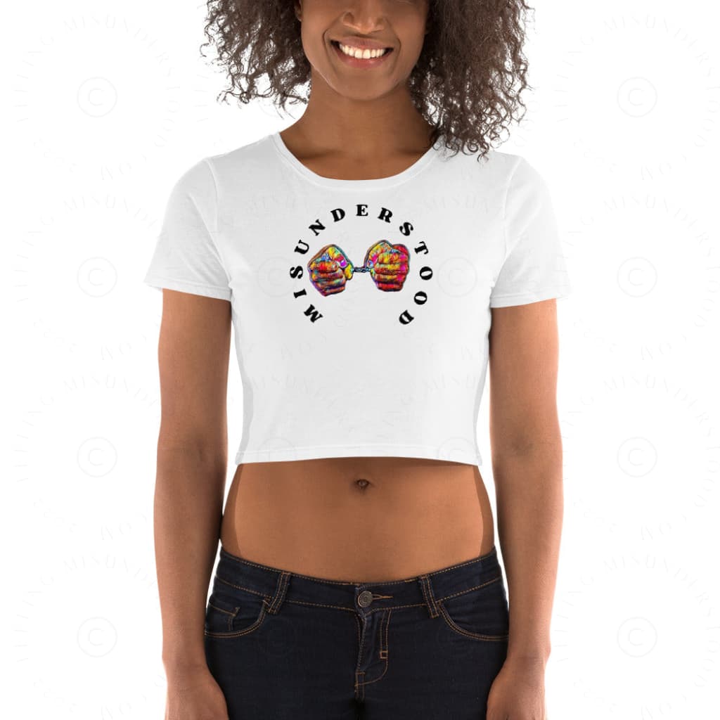 Women’s Handcuffs Crop Tee